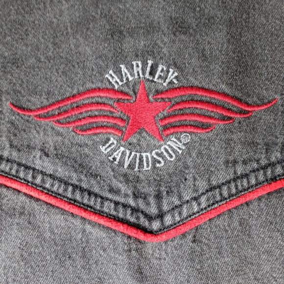 Genuine Harley Davidson Women's button down size L - Picture 2 of 5